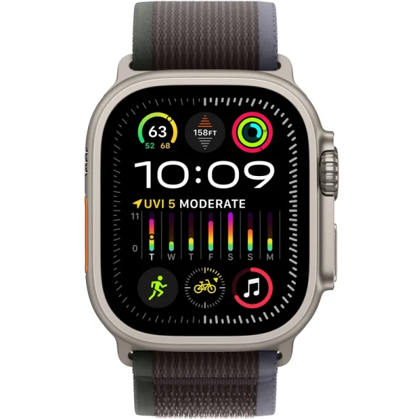 ساعت هوشمند اپل مدل Ultra 2 Titanium Case Trail Loop 49mm - Image 9